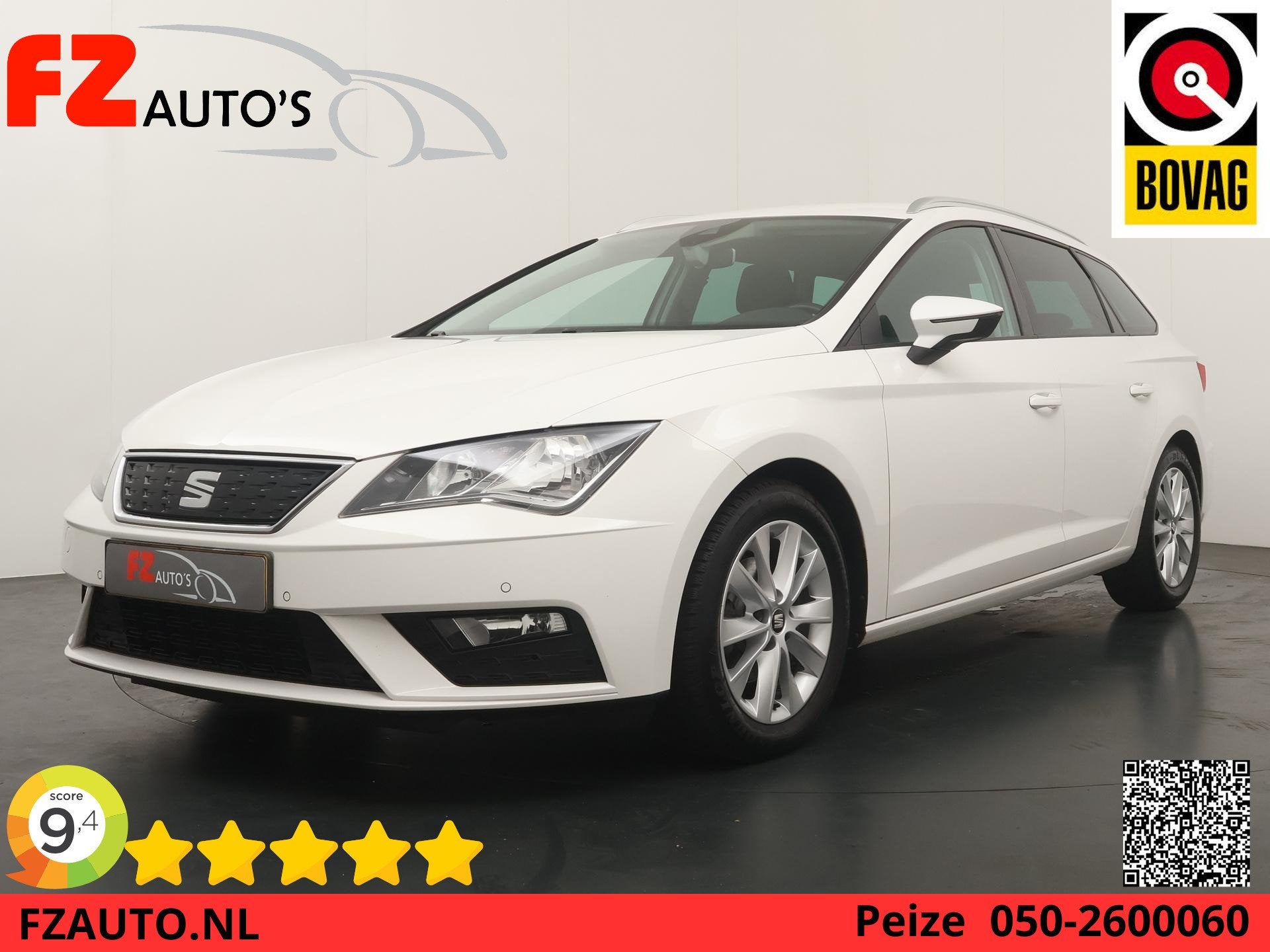 SEAT Leon ST 1.0 EcoTSI Style Business Intense Automaat - Na, Auto's, Stof, Gebruikt, Euro 6, Leon
