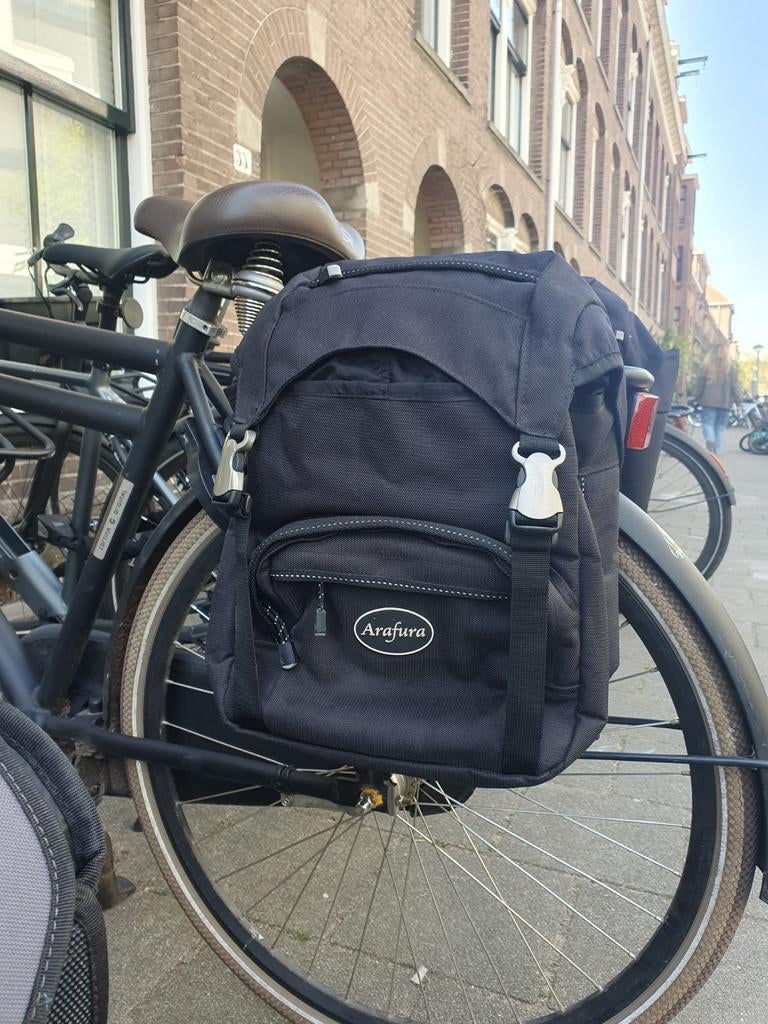 Arafura Dubbele Fietstassen, Fietsen en Brommers, Fietsaccessoires | Fietstassen, Ophalen of Verzenden, Gebruikt