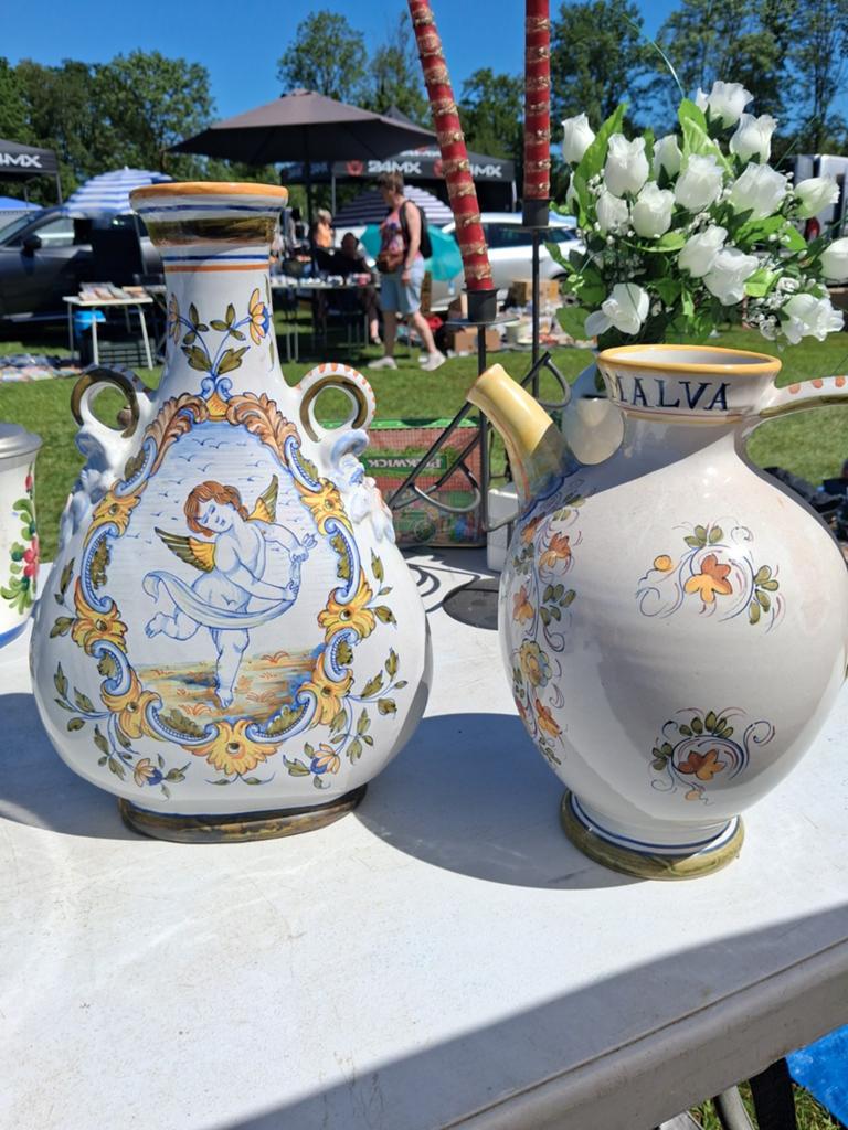 Deruta set vazen Italiaans keramiek, Ophalen