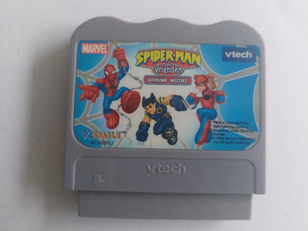 SPIDERMAN EN VRIENDEN-GEHEIME MISSIES-VTECH/VSMILE, Verzenden, Gebruikt