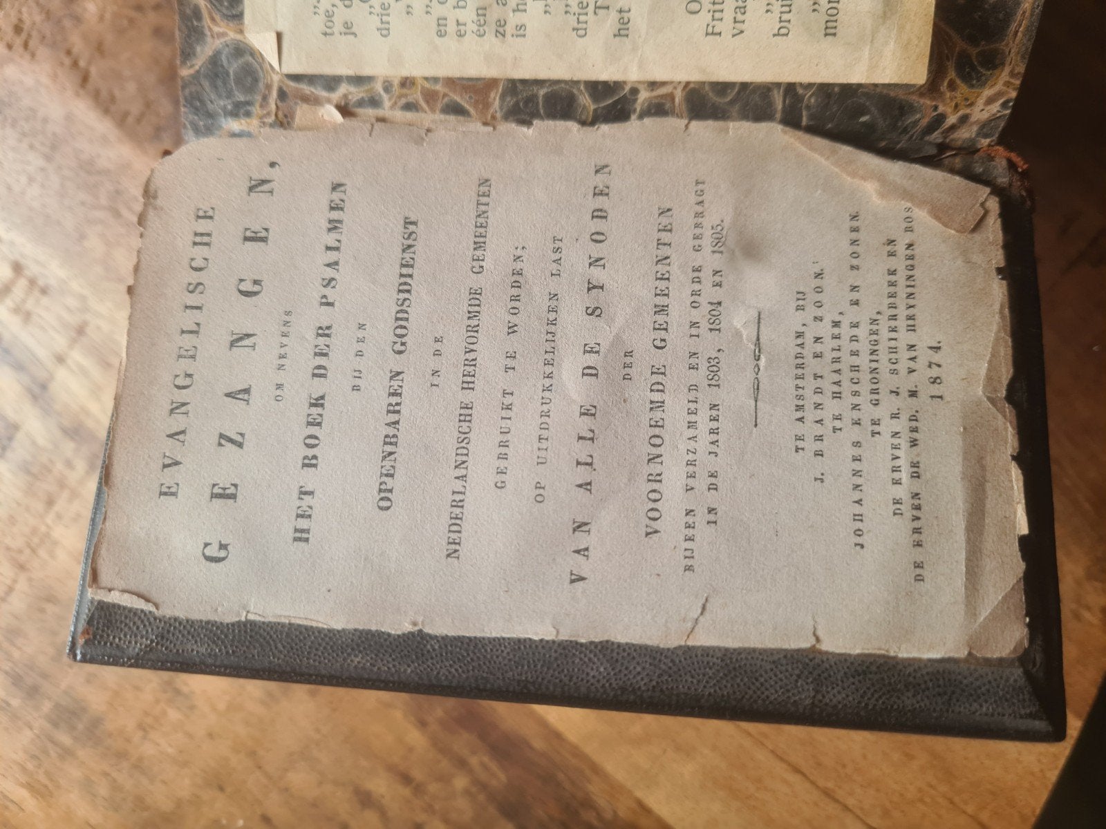antiek kerkboekje uit 1874, Antiek en Kunst, Ophalen