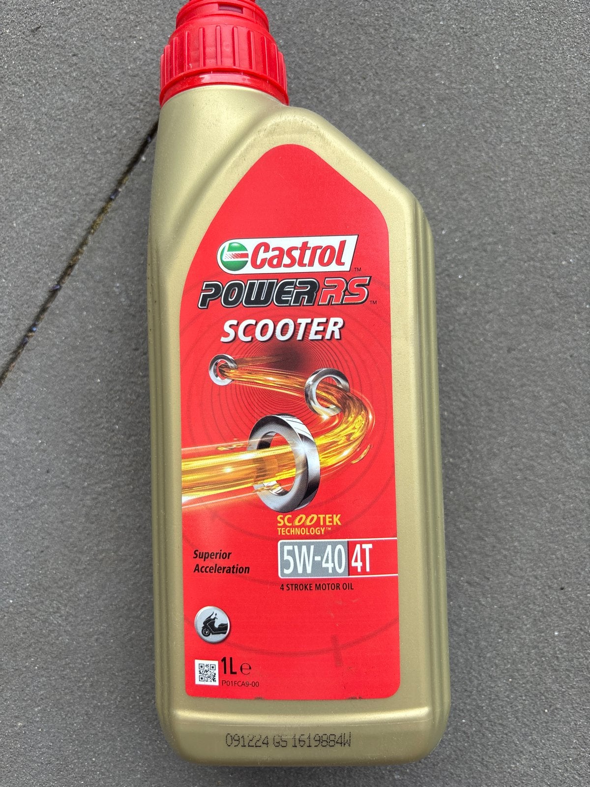 Castrol Power RS Scooter 5W-40 4T Motorolie 1L, Ophalen, Nieuw, Overige typen, Overige merken