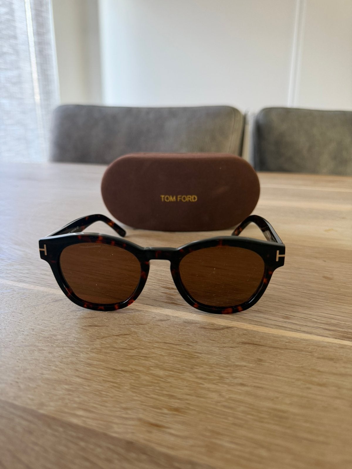 Tom Ford zonnebril bruin heren - perfecte staat, Overige merken, Zonnebril, Bruin, Verzenden