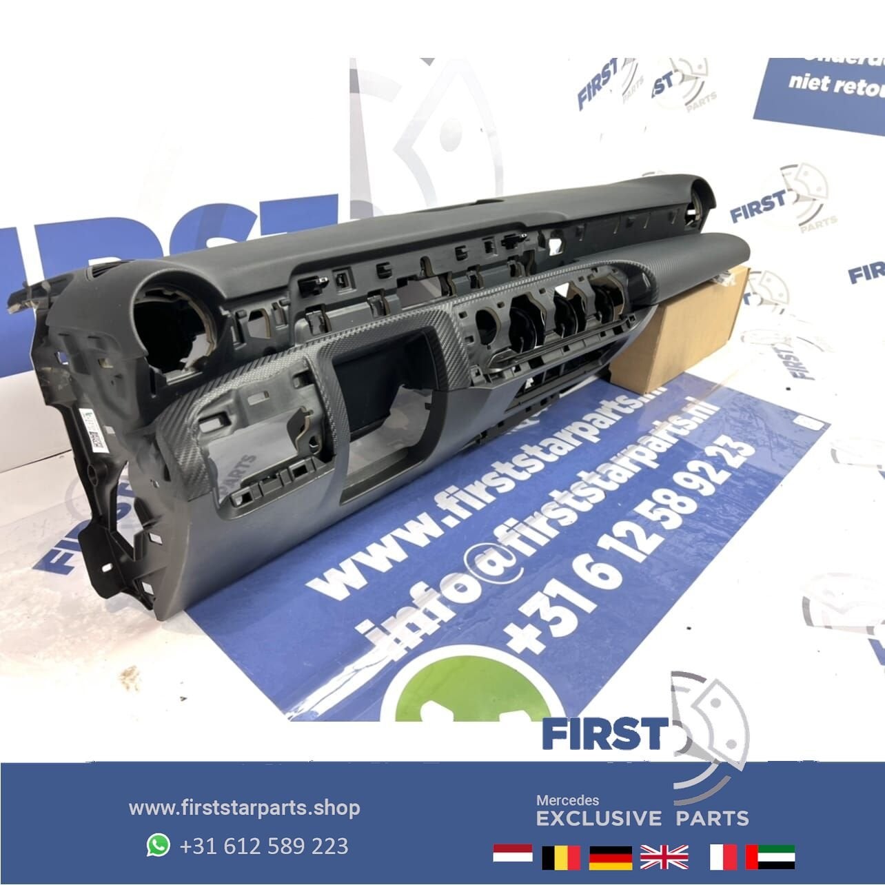W177 ZWART DASHBOARD Mercedes A KLASSE 2018-2022 ORIGINEEL, Gebruikt, -, Ophalen of Verzenden, -