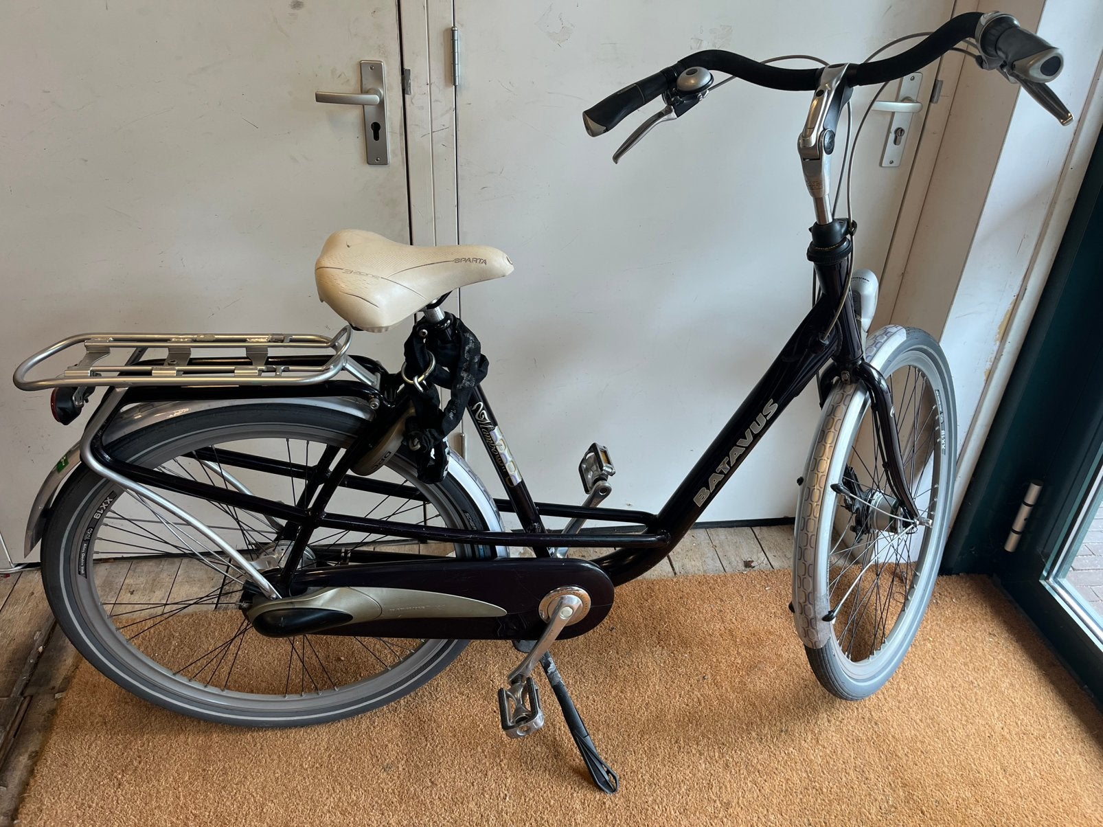Batavus Mambo deluxe paars 57cm, Ophalen, Versnellingen, Batavus, 56 cm of meer