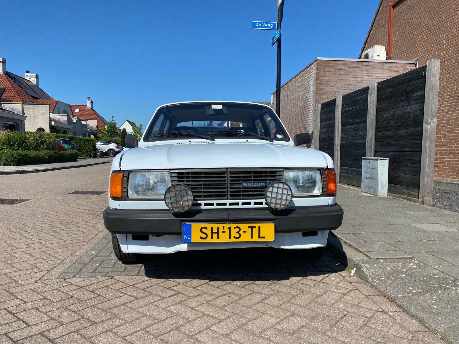 Skoda 130 1.3 GLS 1987 Wit, Auto's, Skoda, 4 cilinders, Wit, Origineel Nederlands, Handgeschakeld