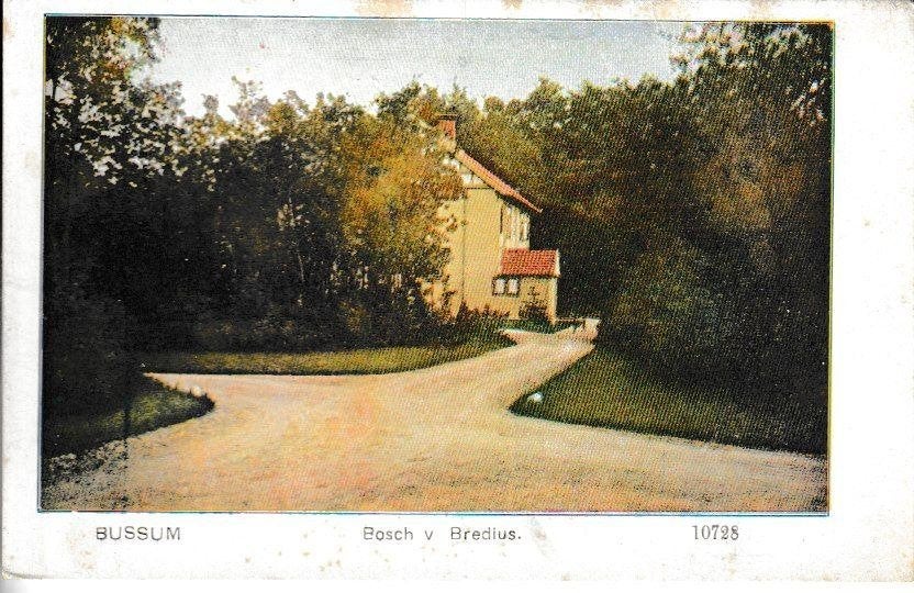 BUSSUM - BOSCH van BREDIUS, Ophalen of Verzenden, 1940 tot 1960, Ongelopen, Noord-Holland
