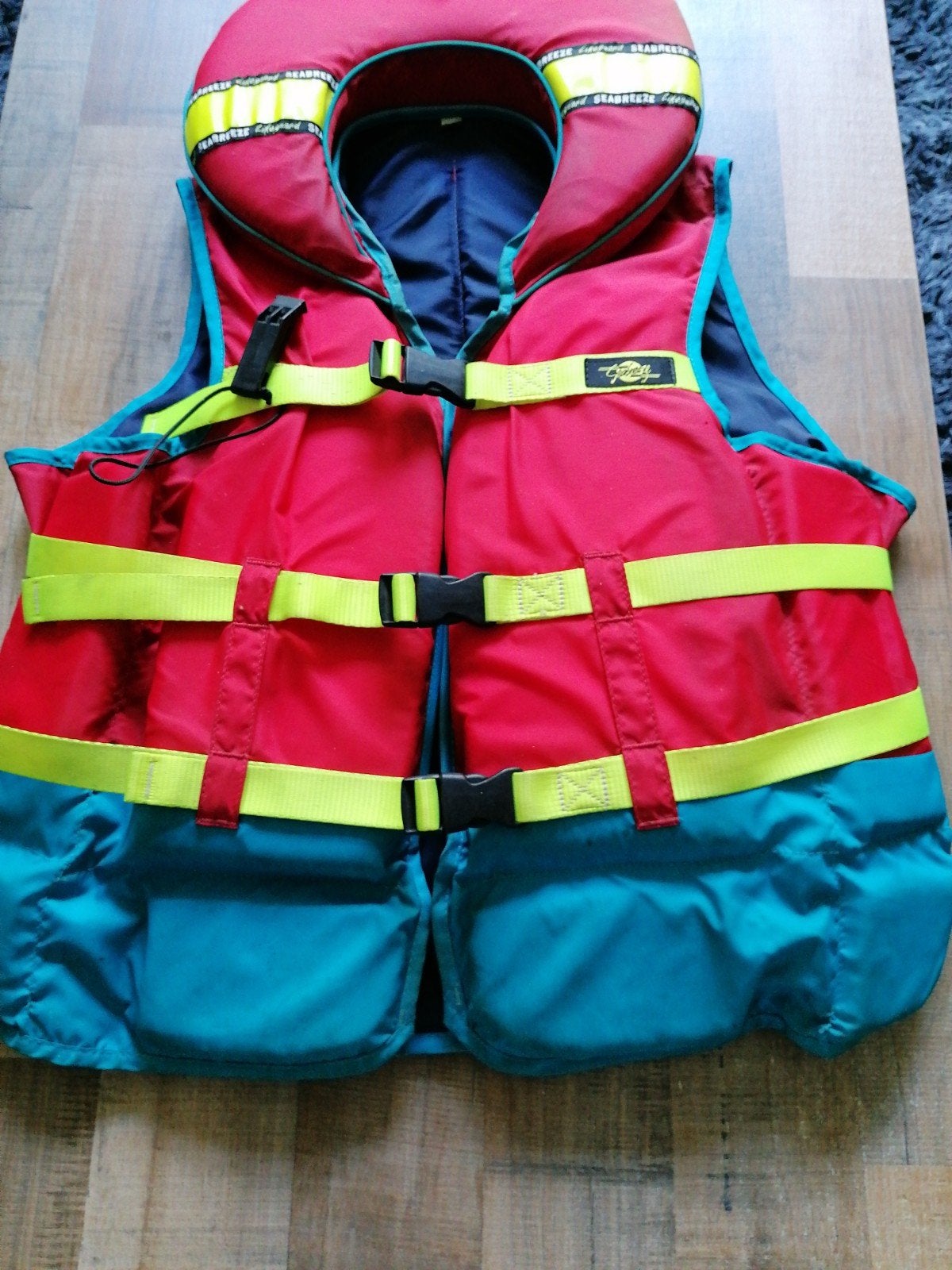 Lifeguard zwemvest XXL met fluitje, Ophalen, Gebruikt, Dame of Heer, Reddingsvest of Zwemvest