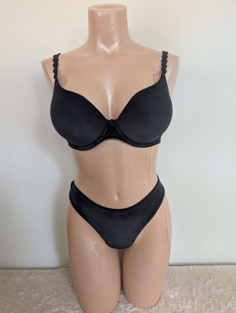 Marie Jo Tom velvet bh 75b 80b 85b 80c 85c 75d 80d 85d 75e 8, Verzenden, ., Zwart, BH