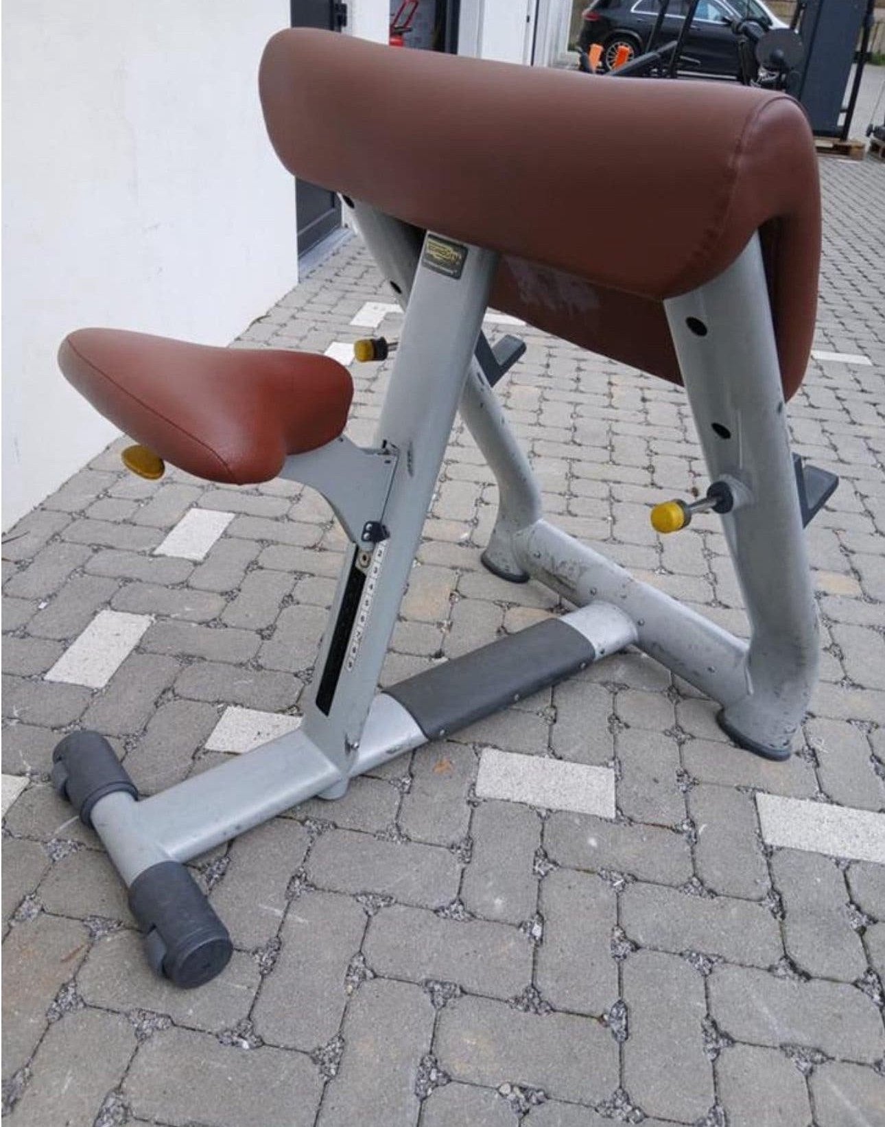 Technogym Selection Scott curl bankje, Ophalen, Zo goed als nieuw, Armen, Overige typen