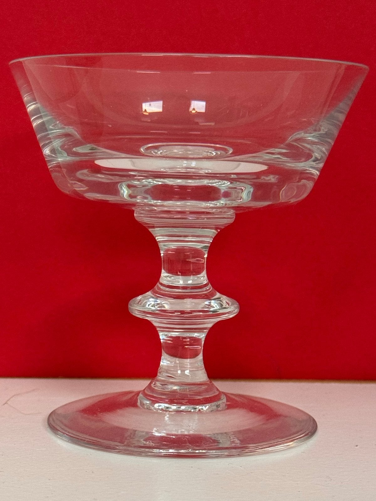 Val St Lambert State plain Champagne glas, Ophalen of Verzenden