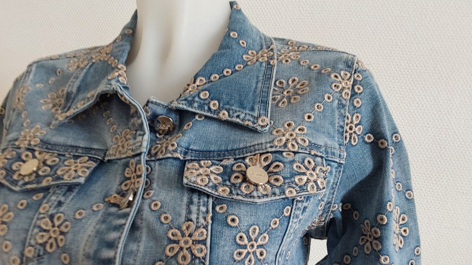 Leuke Zac & Zoe spijkerjas maat S nieuw, Zac & Zoe, Blauw, Nieuw, Ophalen of Verzenden