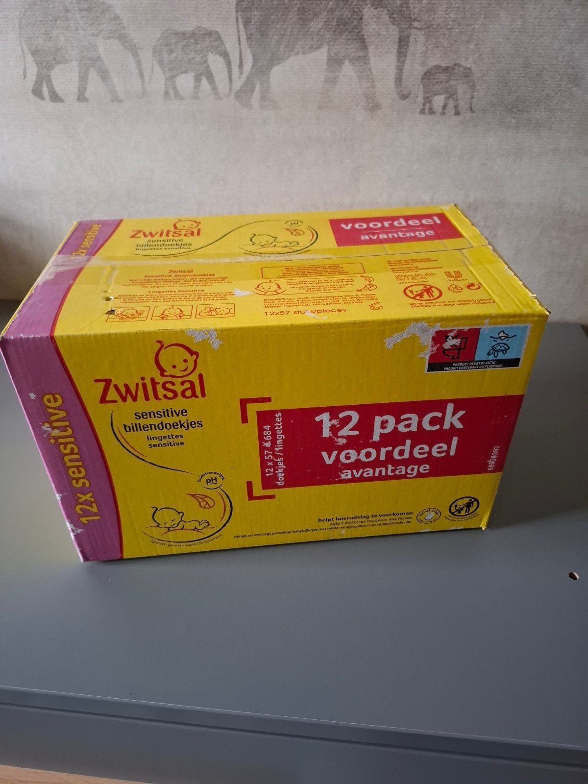 Zwitsal Sensitive Billendoekjes - 12x57 stuks voordeelpak, Ophalen of Verzenden