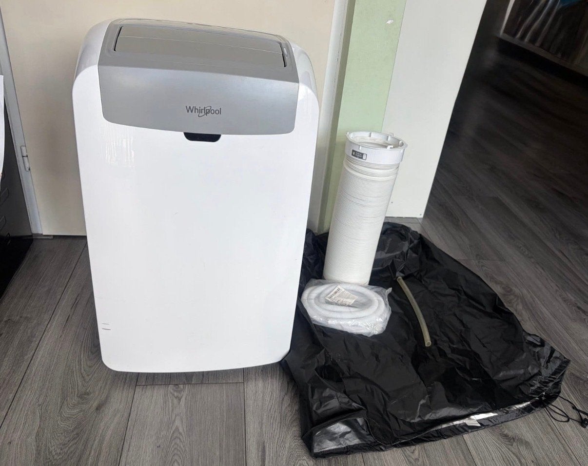 Whirlpool Mobiele Airco PACW29HP - Koelen, Verwarmen, Ophalen, Koelen en Ontvochtigen, Minder dan 60 m³, 3 snelheden of meer