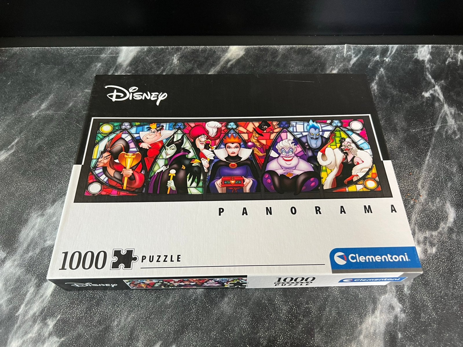 Nieuw Clementoni Disney puzzel 1000 stukjes Villians, Ophalen of Verzenden, 500 t/m 1500 stukjes, Zo goed als nieuw