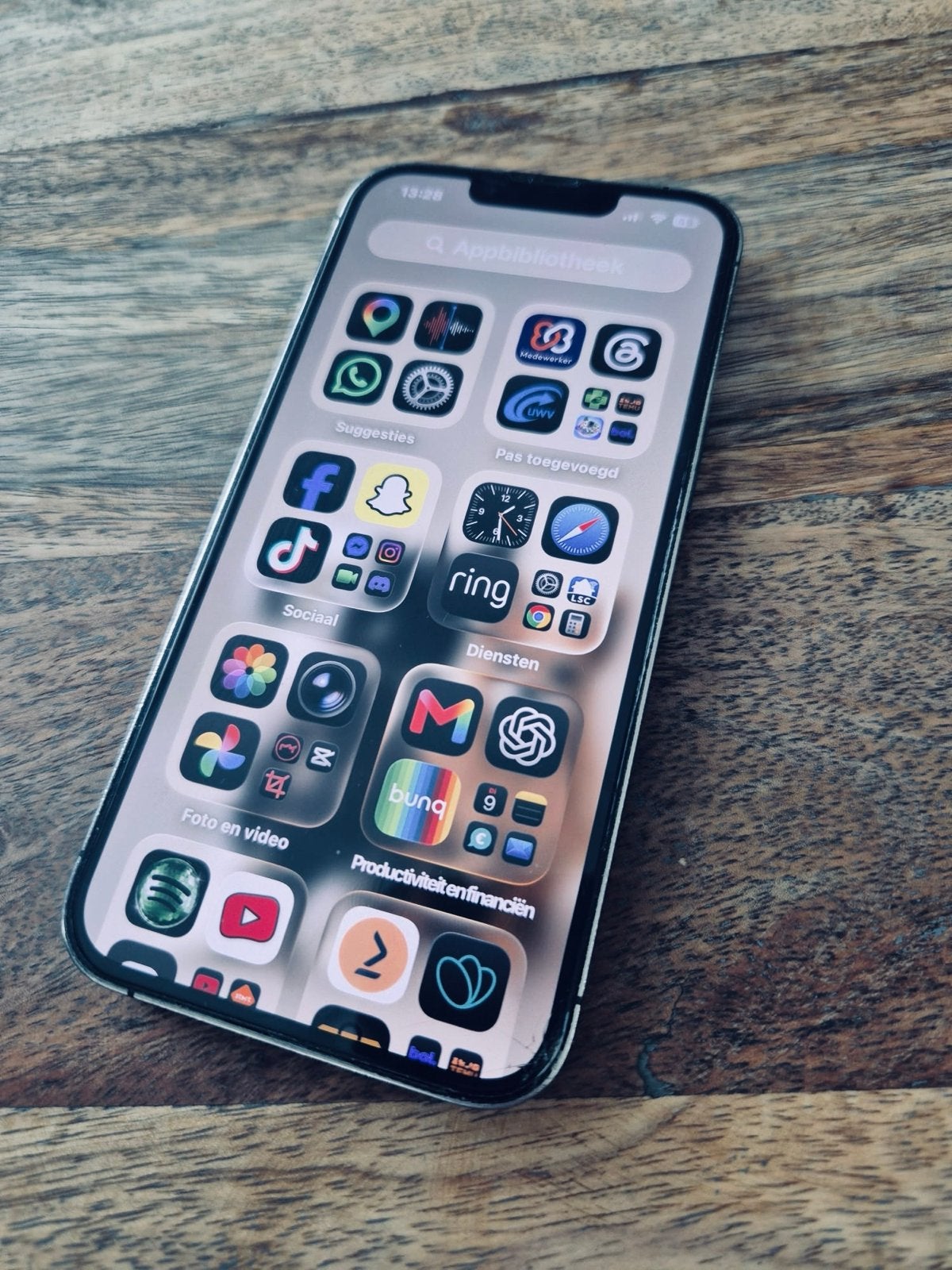 iPhone 13 Pro met kapotte achterkant, 128 GB, Ophalen of Verzenden, IPhone 13 Pro, Zonder simlock