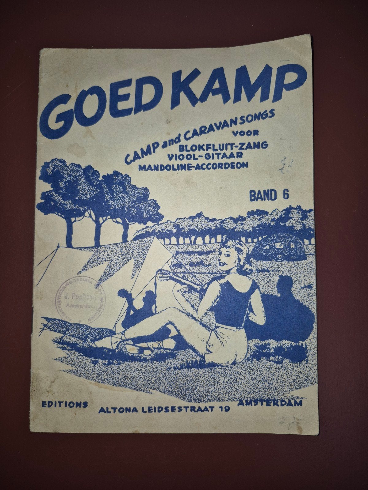 Goed Kamp - Camp and Caravan Songs Band 6 Bladmuziek, Gebruikt, Viool of Altviool, Ophalen of Verzenden, Thema