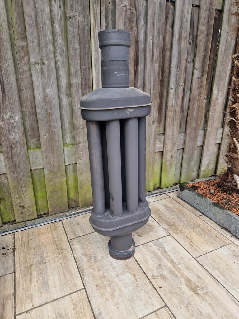 Kachelpijp radiator, Ophalen, Zo goed als nieuw, Hout, Houtkachel