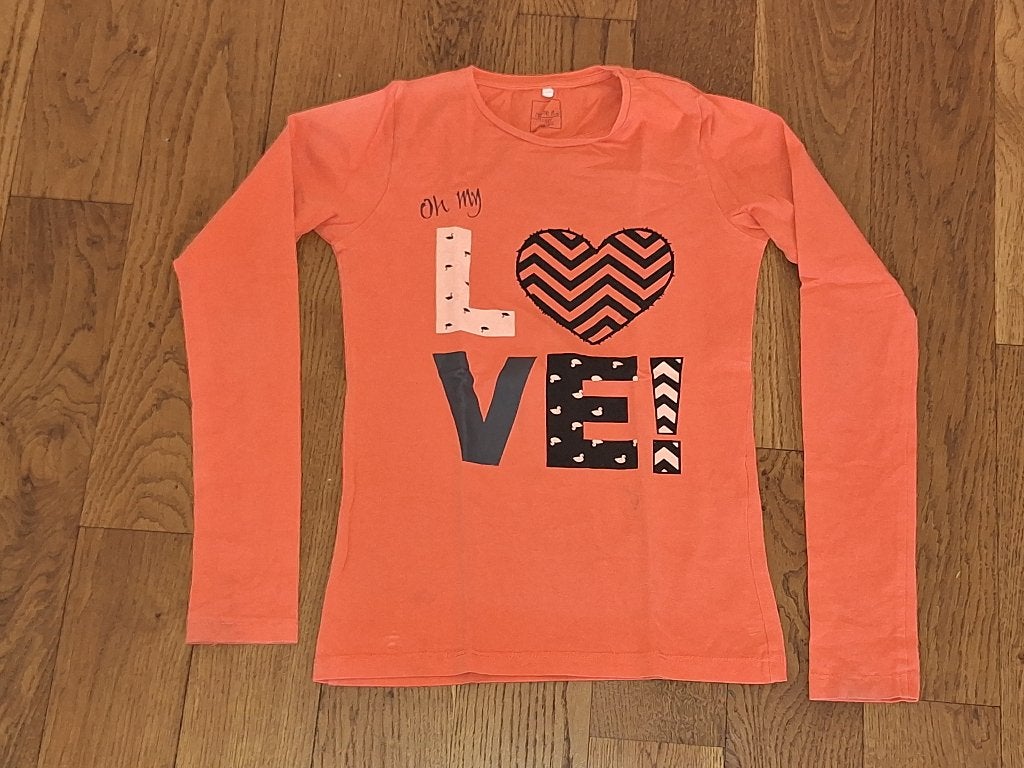 Longsleeve maat 146/152, Meisje, Ophalen of Verzenden, Zo goed als nieuw, Shirt of Longsleeve