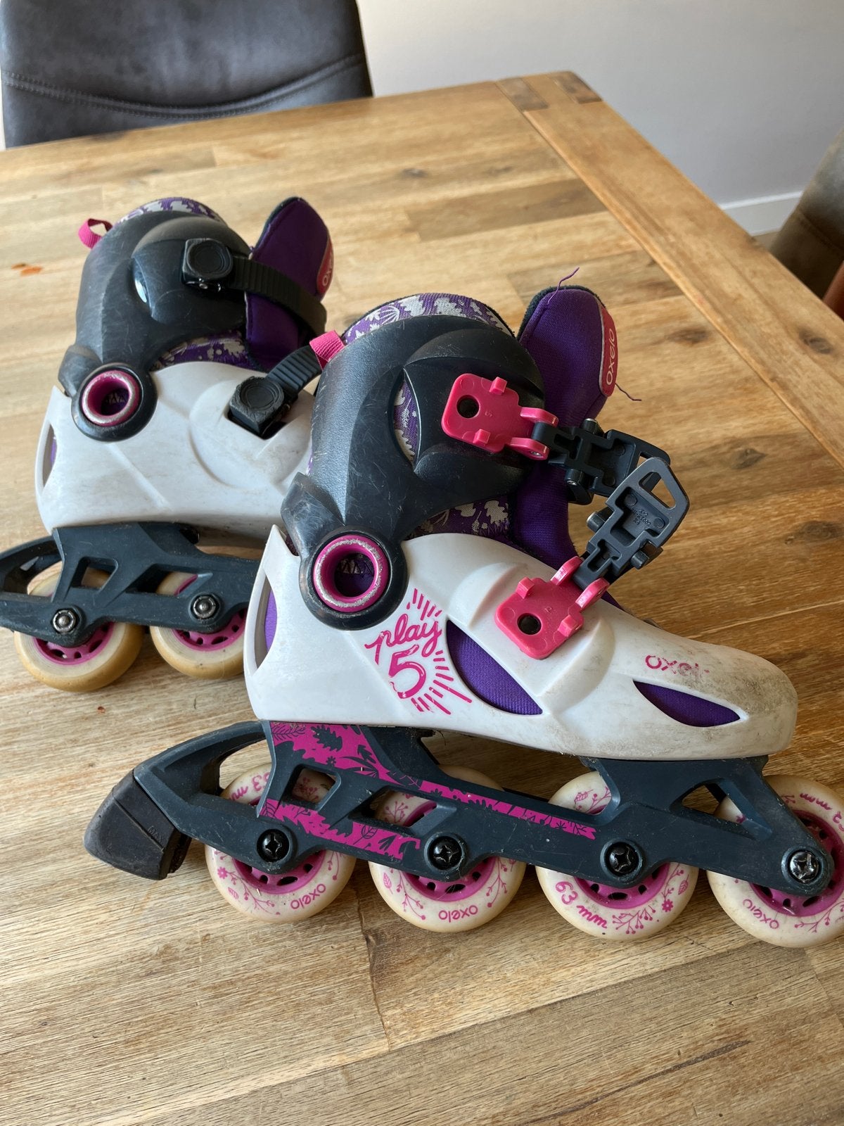 Oxelo skeelers maat 28-30 - Veel gebruikt, skeeleren fijn!, Kinderen, Inline skates 4 wielen, Ophalen, Overige merken