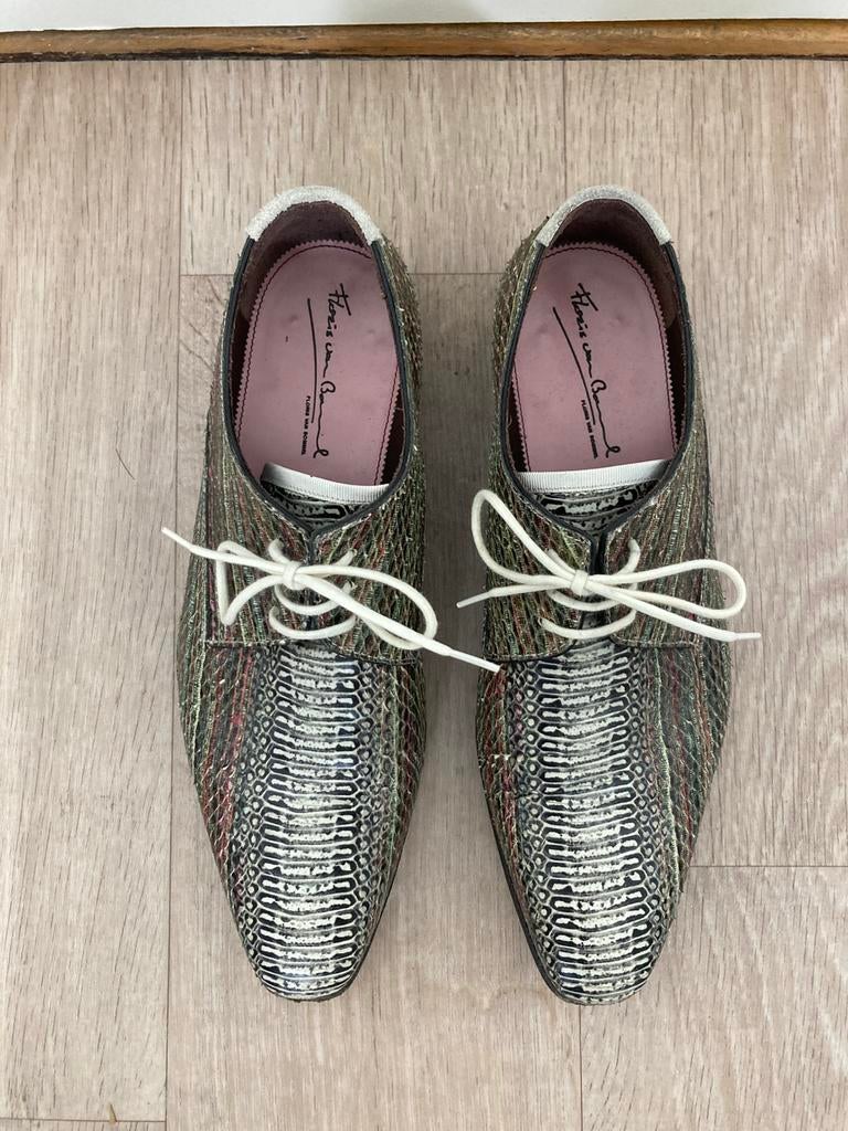 Floris van Bommel veterschoen snake maat 42 / 7, Kleding | Heren, Schoenen, Gedragen, Veterschoenen, Overige kleuren, Ophalen of Verzenden