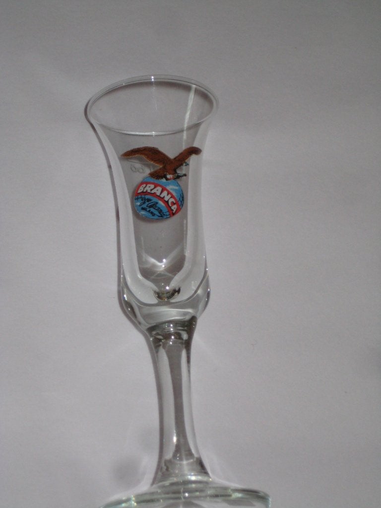 borrelglaasje branca milano, Ophalen of Verzenden, Zo goed als nieuw, Borrel- of Shotglas