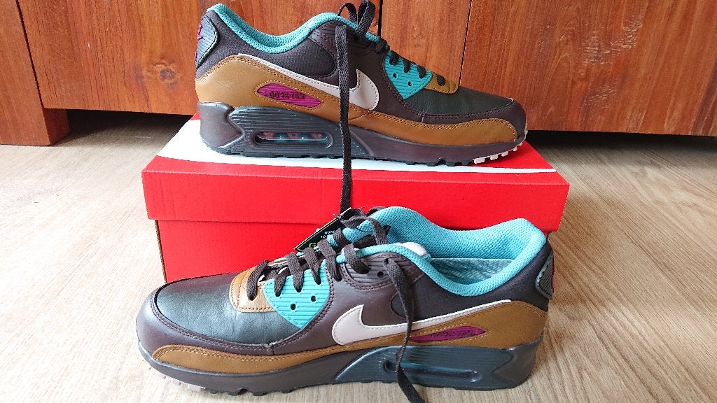 Nike Air Max 90 Gore-Tex velvet brown maat 44.5, Bruin, Ophalen of Verzenden, Sneakers of Gympen, Nieuw