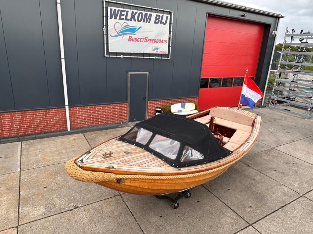 Nette houten sloep compleet met motor en trailer, Overige merken, Gebruikt, Binnenboordmotor, Ophalen of Verzenden