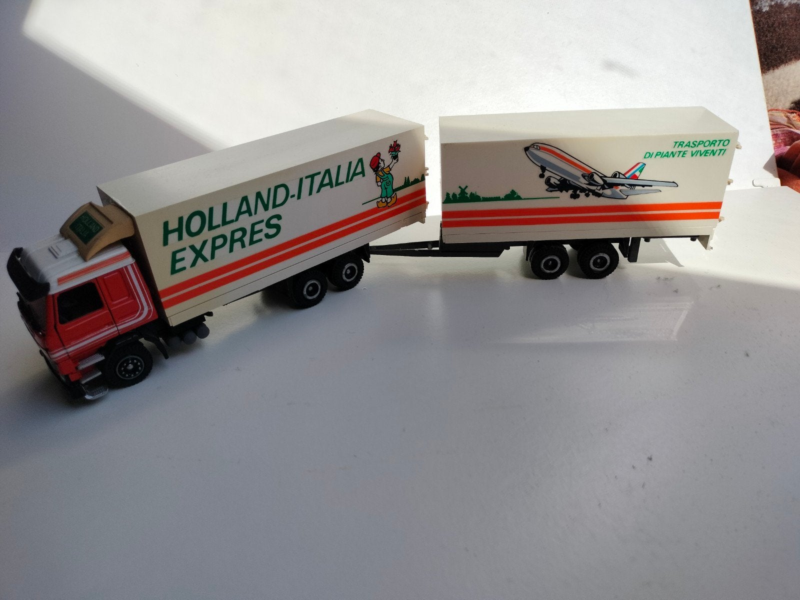 Scania 143M 450 Holland-Italia Expres model vrachtwagen, Overige merken, Groter dan 1:32, Ophalen of Verzenden, Zo goed als nieuw