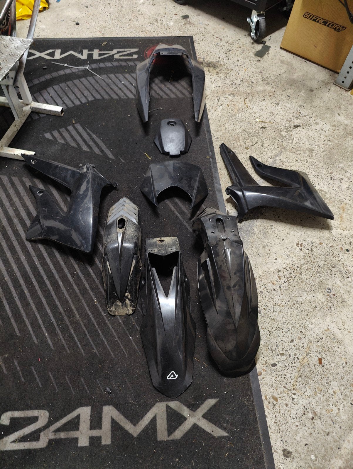 Complete kappenset Derbi Senda, Ophalen of Verzenden, Gebruikt, Kap