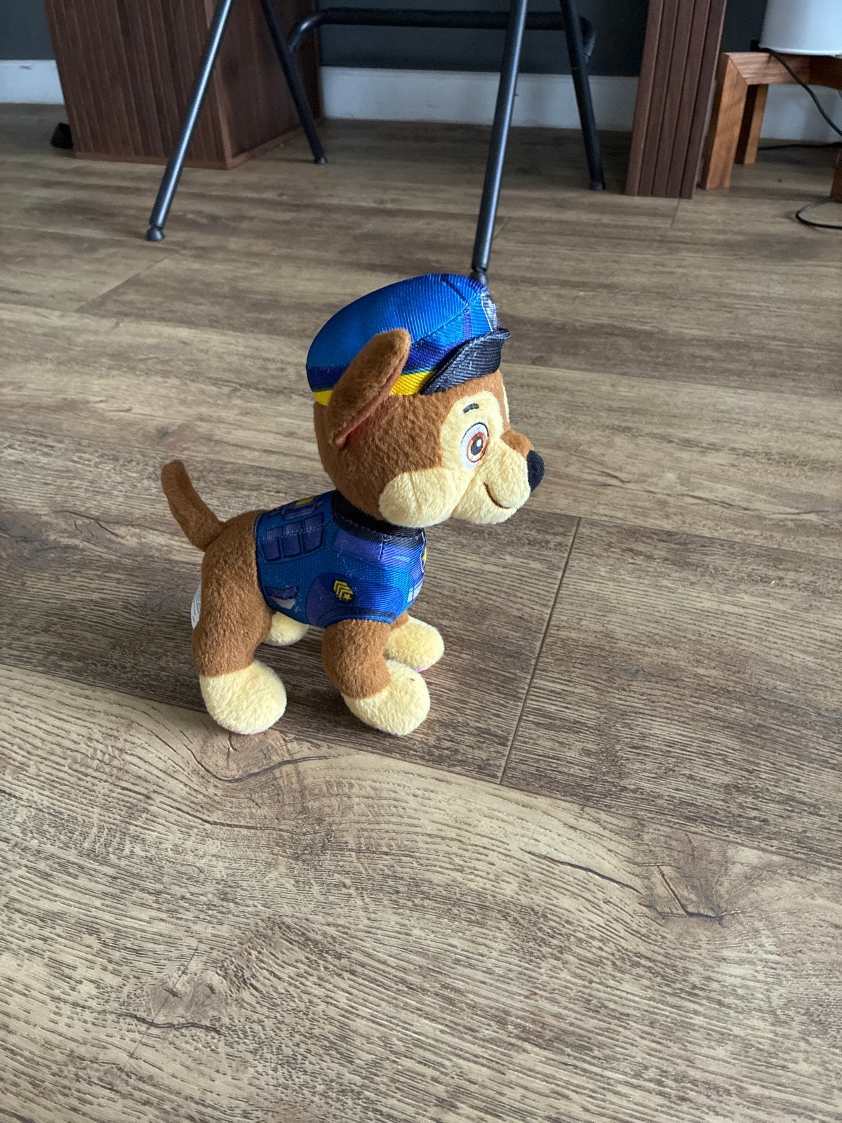 Paw Patrol Chase knuffel - Zo goed als nieuw, Overige merken, Zo goed als nieuw, Klein (minder dan 20 cm), Bruin