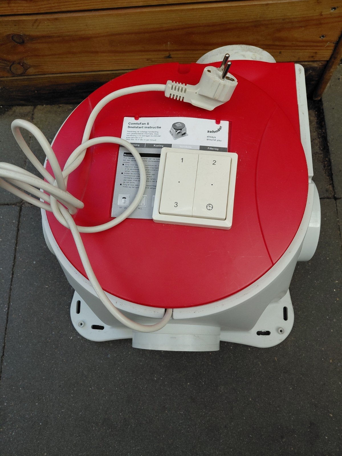 Zehnder mechanische ventilatiebox met afstandsbedie, Doe-het-zelf en Verbouw, Ophalen of Verzenden