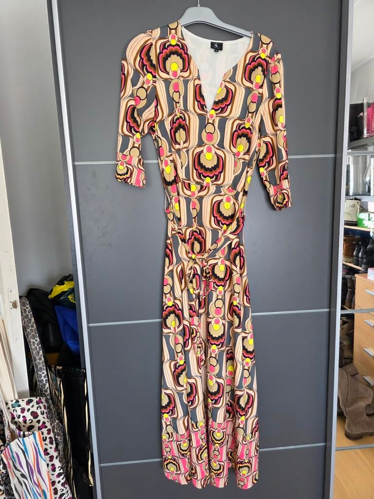 Mooie k design jurk maat m, K design, Ophalen of Verzenden, Zo goed als nieuw, Maat 38/40 (M)