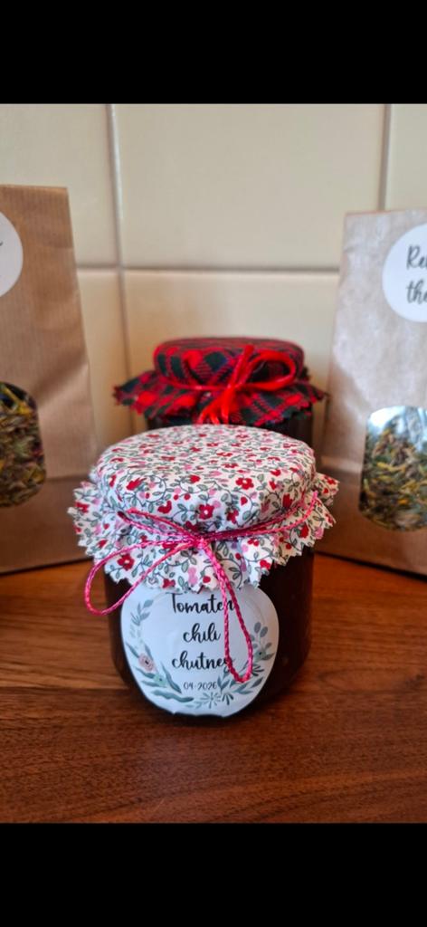 Zelfgemaakte tomatenchili-chutney, Ophalen of Verzenden