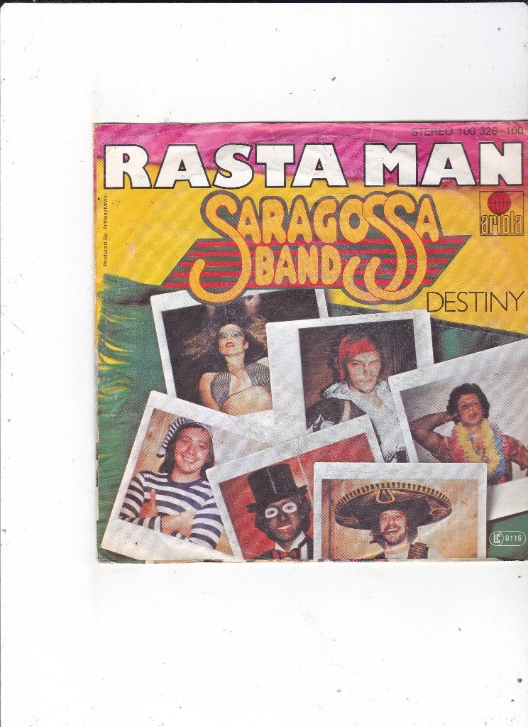 Single Saragossa Band - Rasta Man, Ophalen of Verzenden, Gebruikt, 7 inch, Pop
