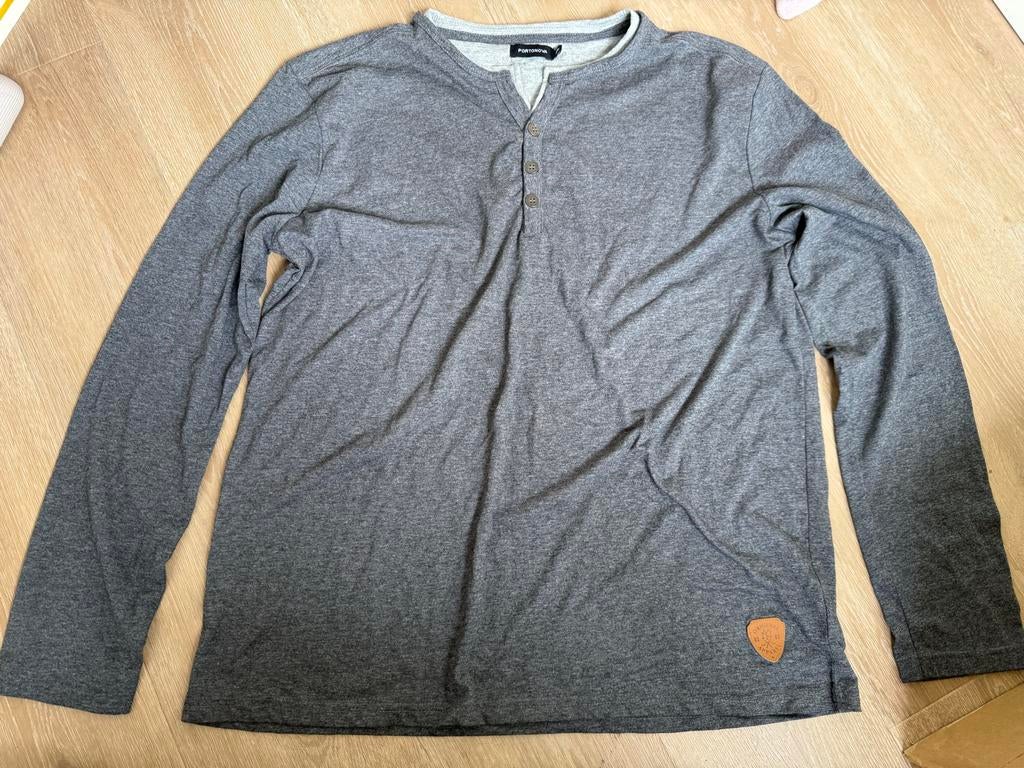 Portonova longsleeve T-shirt grijs XXL, Ophalen of Verzenden, Zo goed als nieuw, Overige maten, Grijs