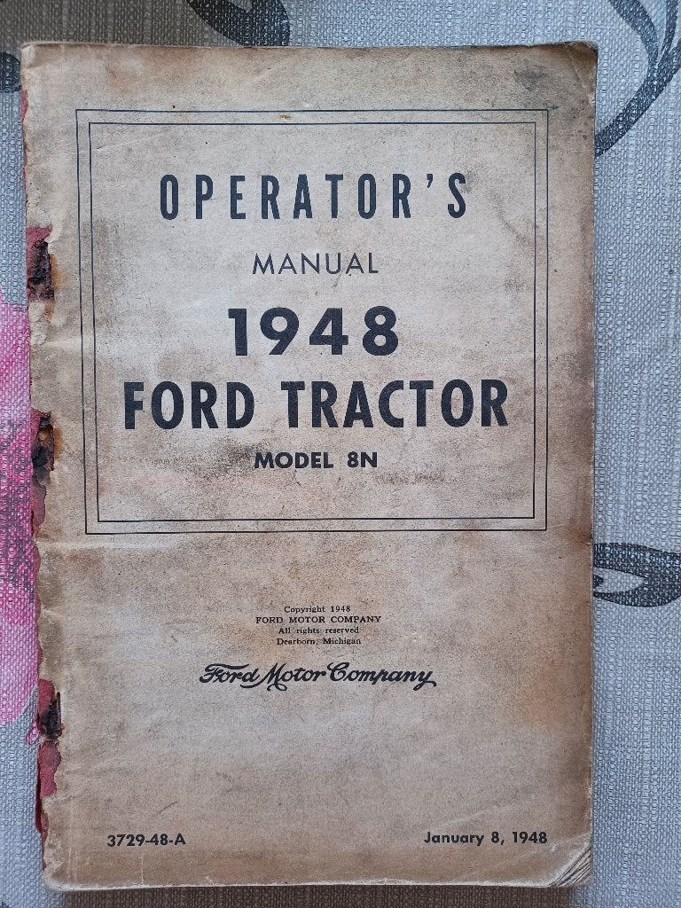 Handleiding Ford 8N tractoren, Ophalen of Verzenden, Gelezen, Tractor en Landbouw