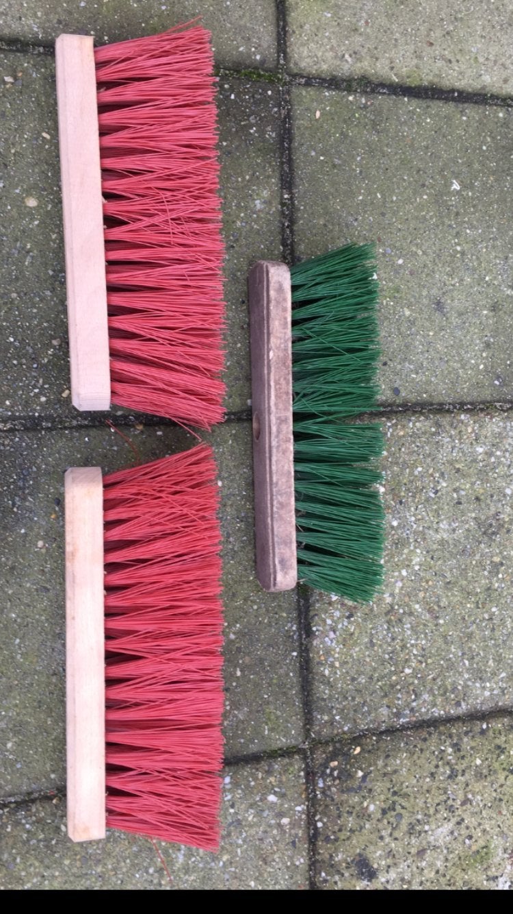 Bezem zonder steel(3 stuks), Ophalen of Verzenden, Zo goed als nieuw, Bezem
