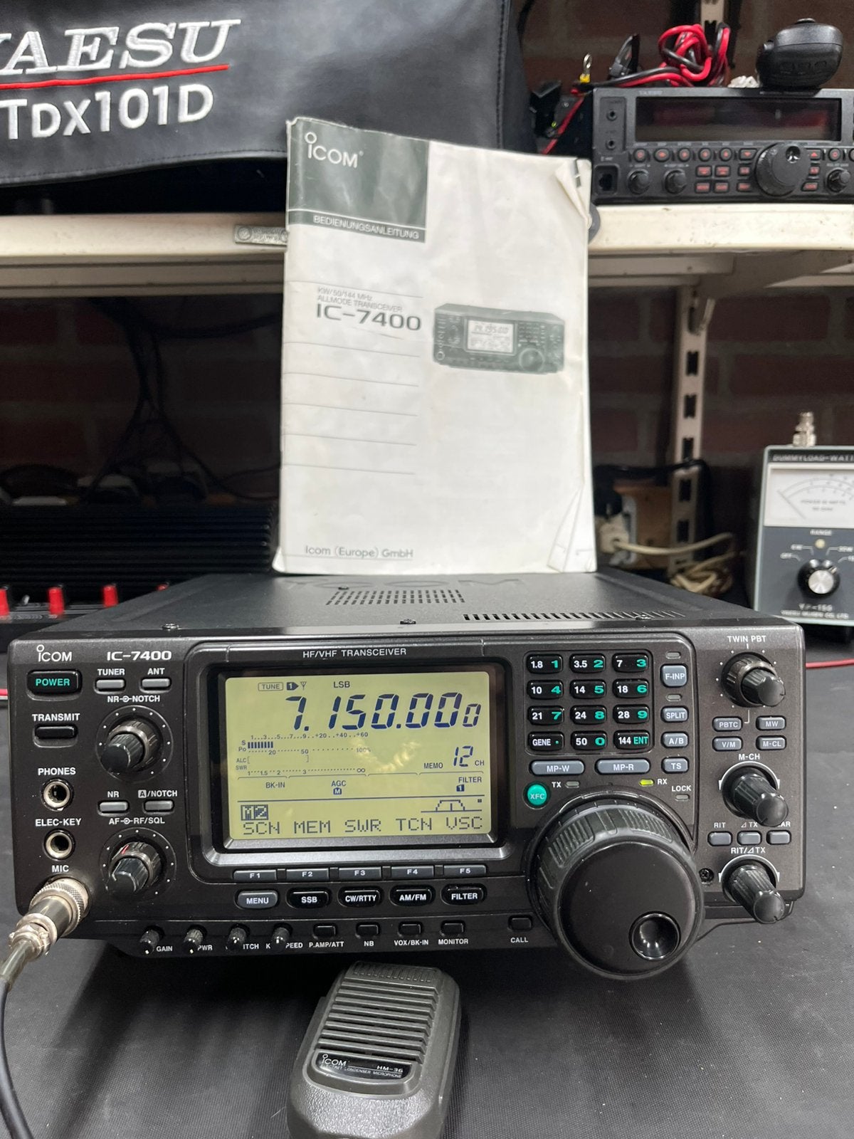 Icom 7400 hf vhf100 watt, Ophalen of Verzenden, Gebruikt