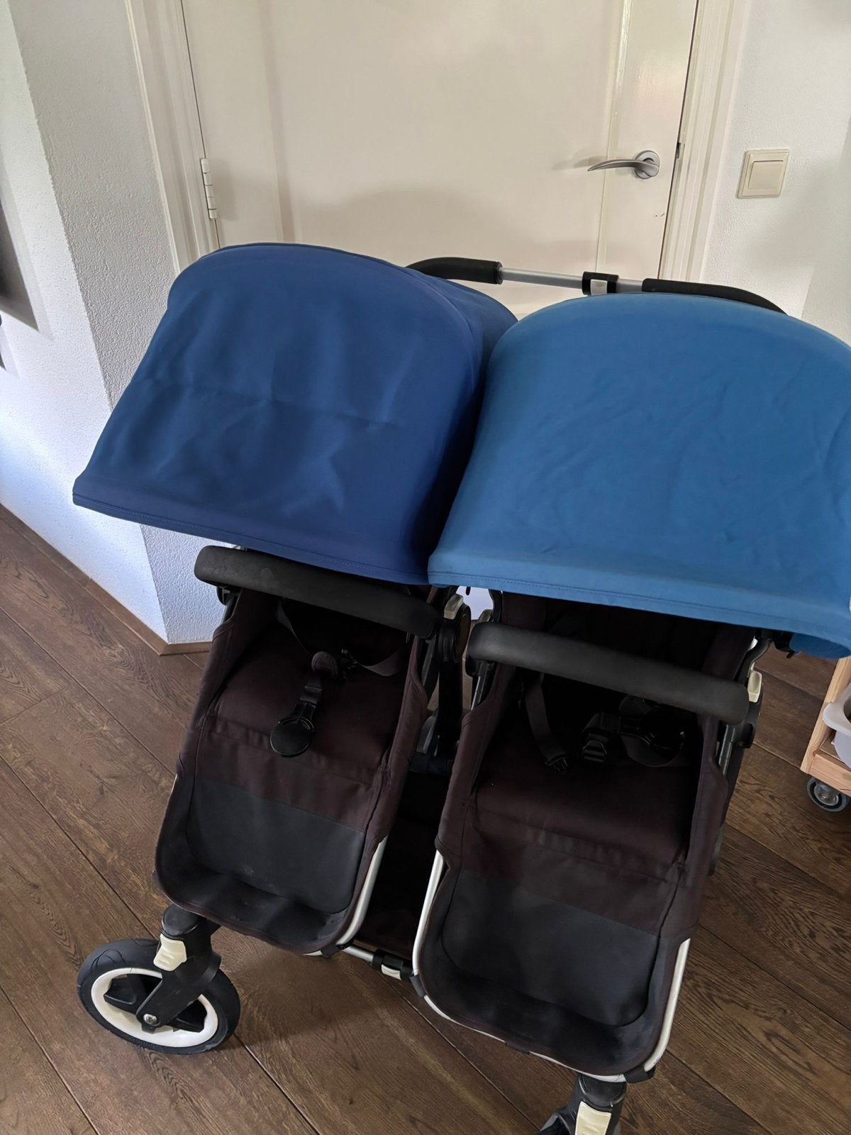 Bugaboo Donkey Tweelingwagen met luchtbanden, Gebruikt, Ophalen, Kinderwagen, Duowagen