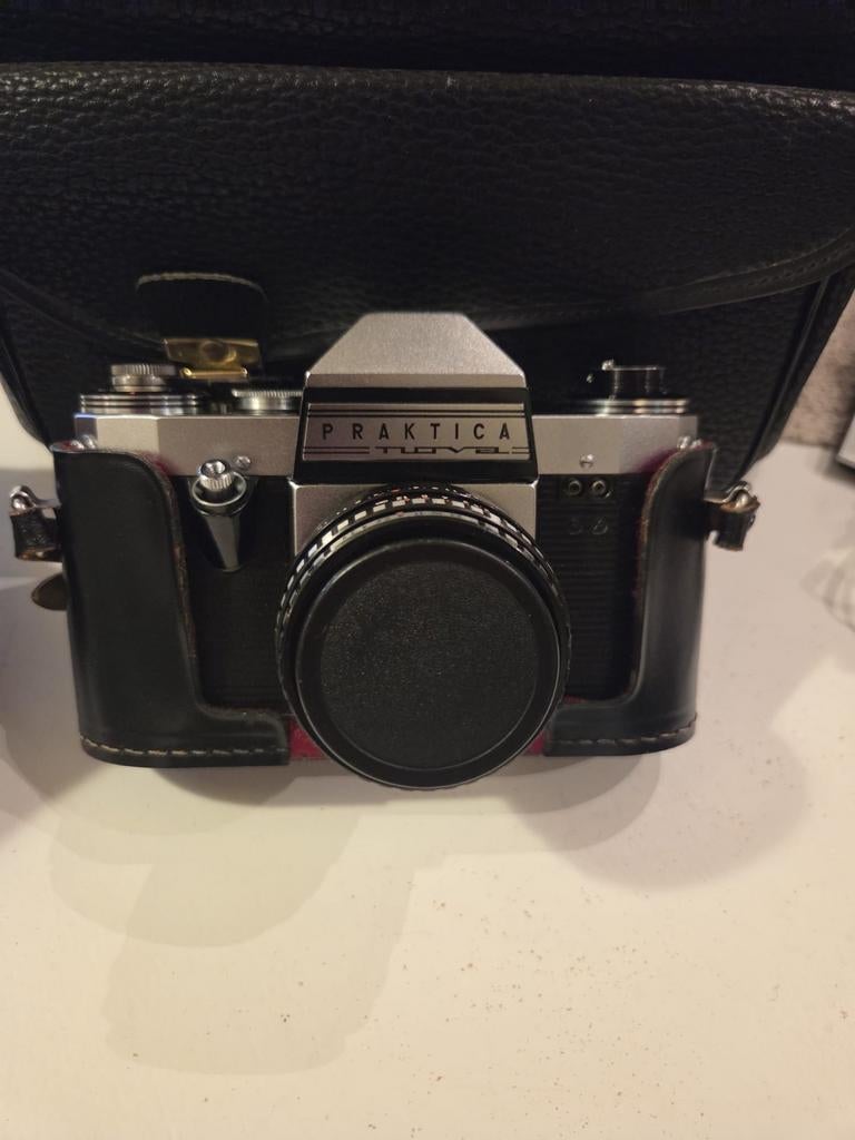 Praktica fotocamera, Audio, Tv en Foto, Fotocamera's Analoog, Ophalen of Verzenden, Zo goed als nieuw, Spiegelreflex, Overige Merken