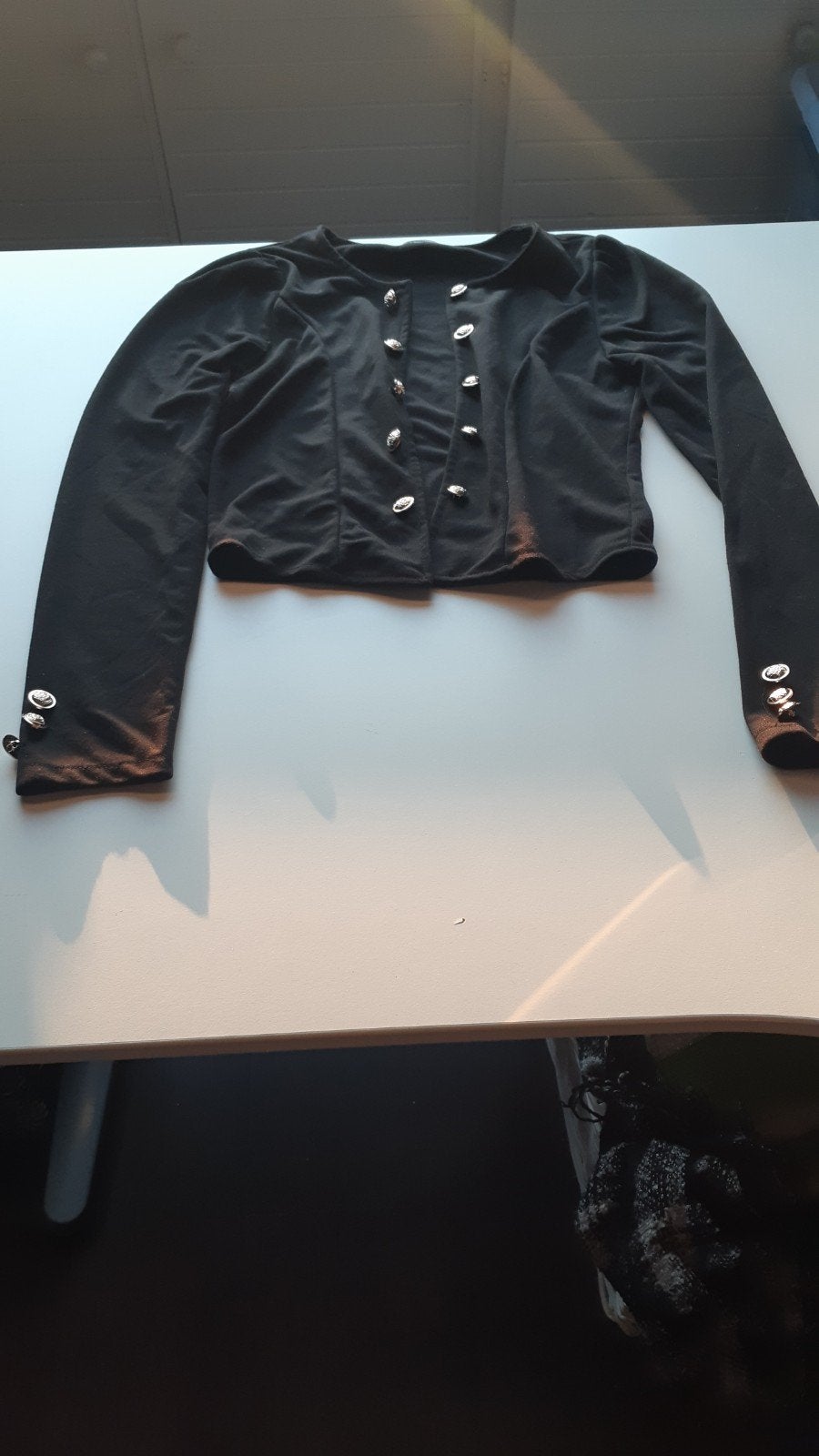 Leuk kort vestje maat s, Kleding | Dames, Ophalen of Verzenden, Gedragen, Maat 36 (S), Zwart