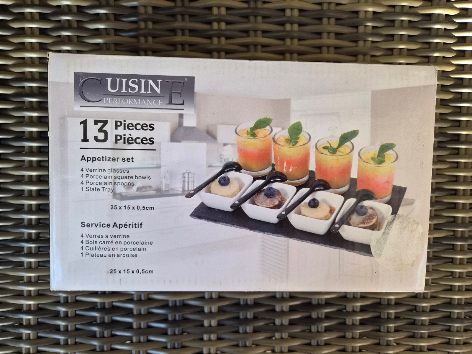 Amuseset/aperitiefset, Huis en Inrichting, Keuken | Servies, Ophalen