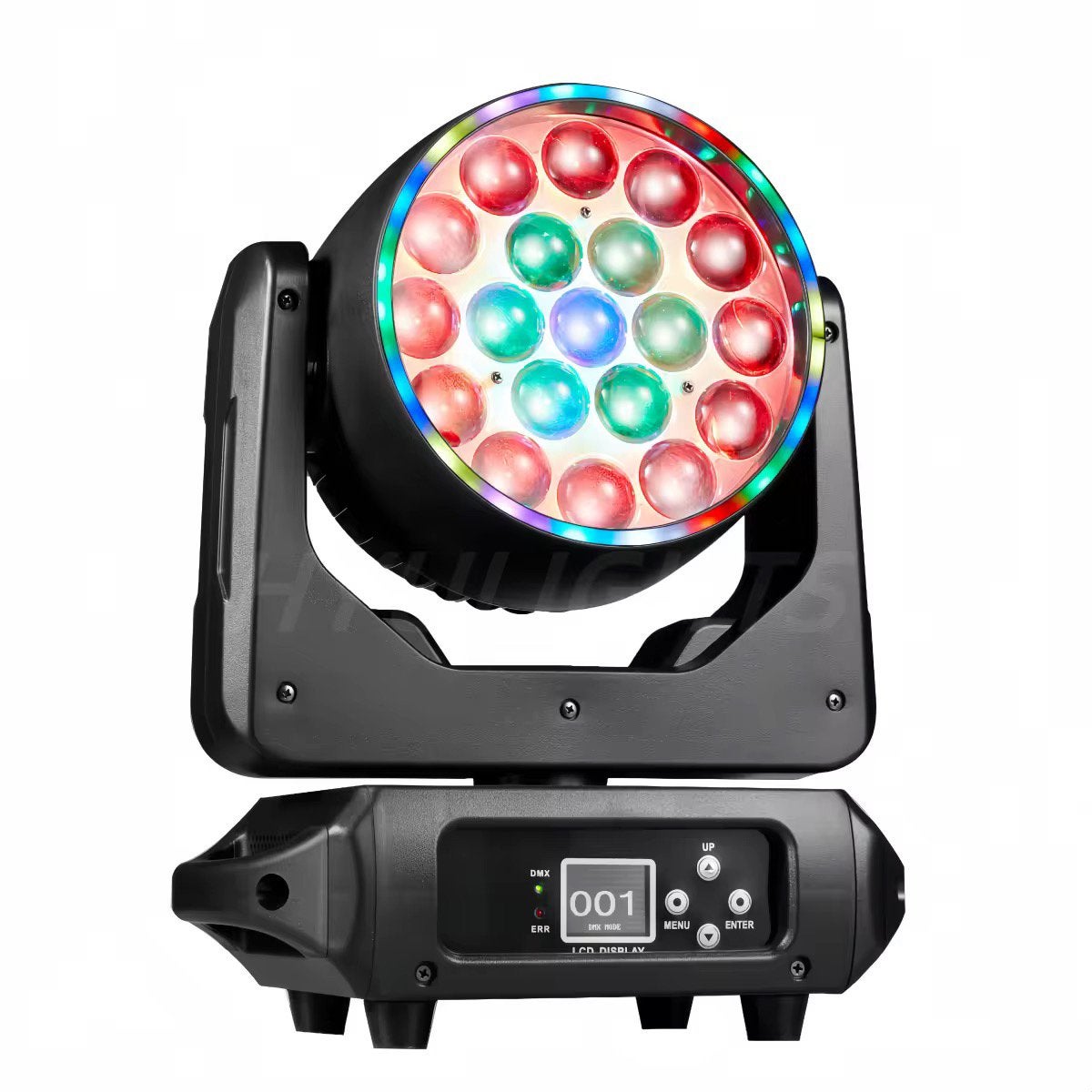 Nieuwe 19x15W RGBW Beam Wash Zoom LED Moving Head, Ophalen of Verzenden, Nieuw, Licht, Geluidgestuurd