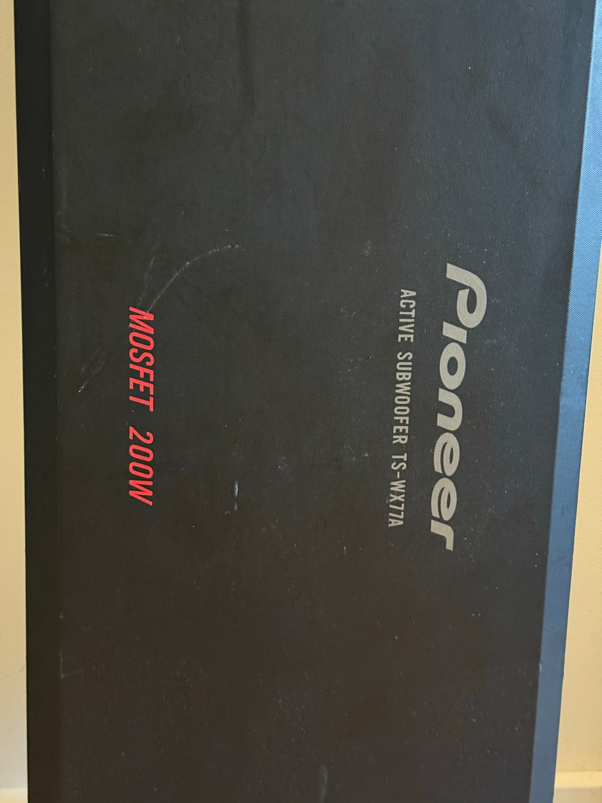 Pioneer TS-WX77A actieve subwoofer 200W, Auto diversen, Ophalen of Verzenden, Gebruikt