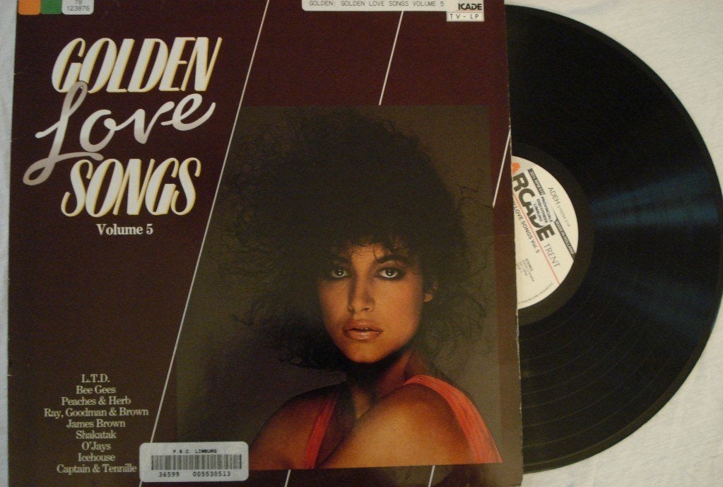 Golden love songs volume 5, Ophalen of Verzenden, 1980 - 1989, Gebruikt, 12 inch