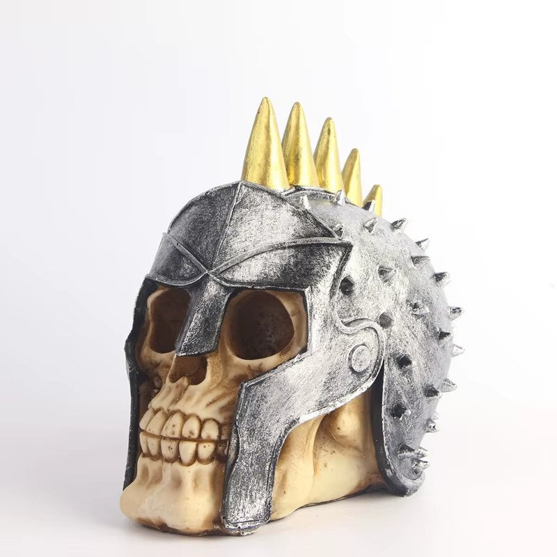 Schedel Met Gladiator Helm, Verzenden, Nieuw, Overige typen