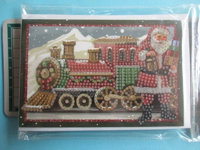 Kerst diamonds card, Verzenden, Nieuw, Kerst, Overige typen