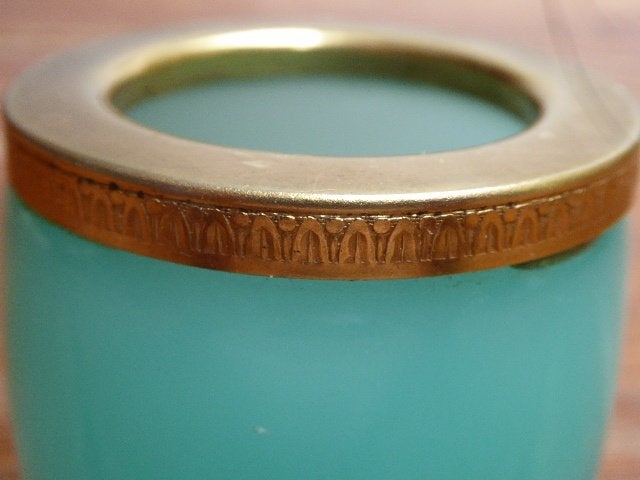 Vintage opaline bakje met vergulde rand Murano, Antiek en Kunst, Ophalen of Verzenden