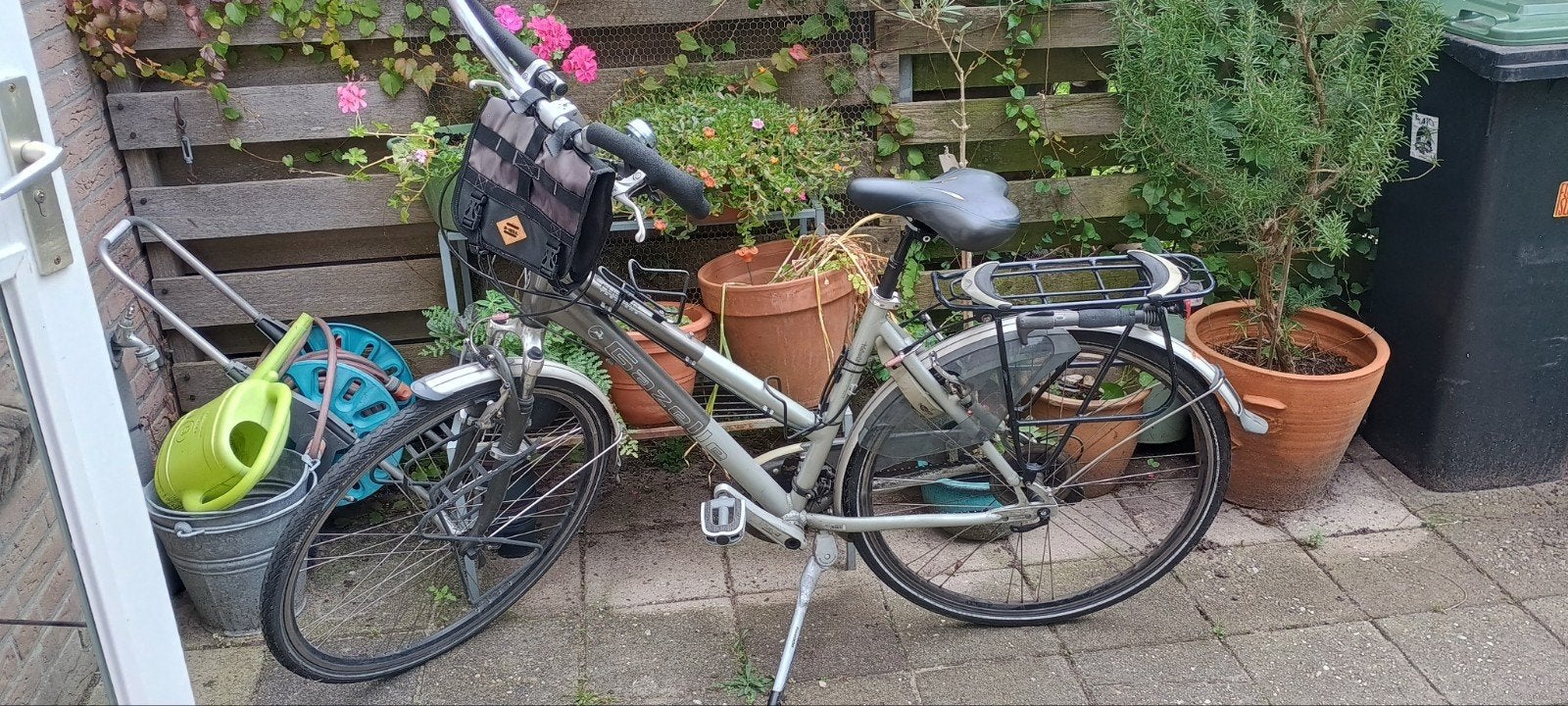 Gazelle tourfiets - Opknapper, Fietsen en Brommers, Ophalen, 28 inch, Gebruikt, Velgrem